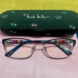 NEW! Nicole Miller Evergreen Reading Eyeglasses with 1.5 Lens